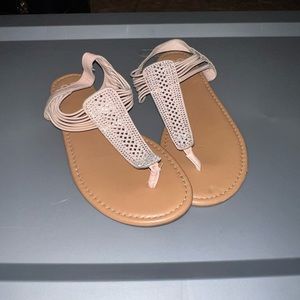 Nude Bling Sandals